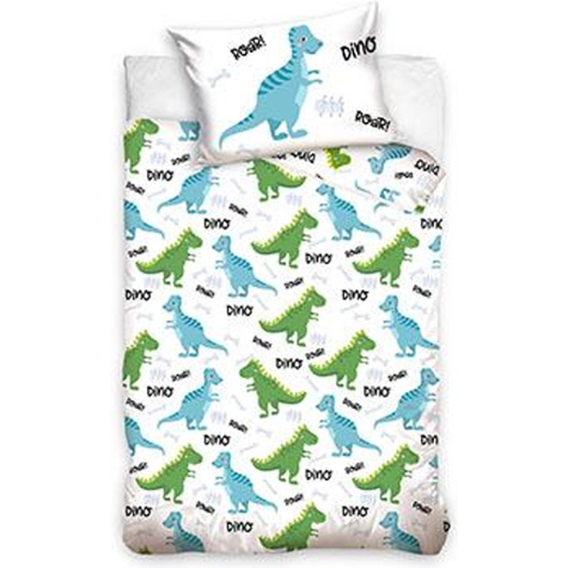 Animal Pictures Dino BABY Dekbedovertrek - 100 x 135 cm - Katoen